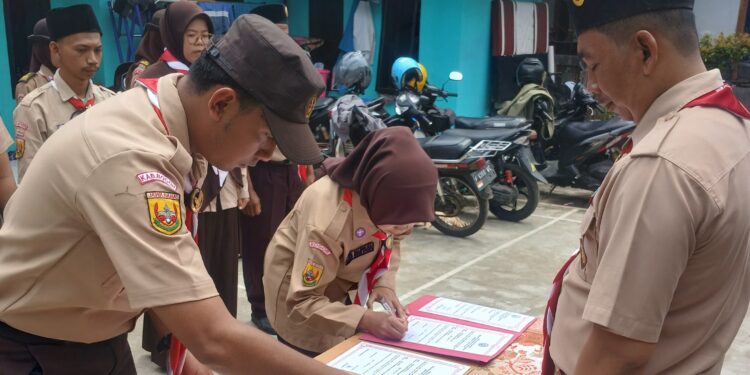 Kwartir Ranting Ciawi Lantik Majelis Pembimbing Dan Pengurus Gugusdepan Pada Roadshow Tahun 2025