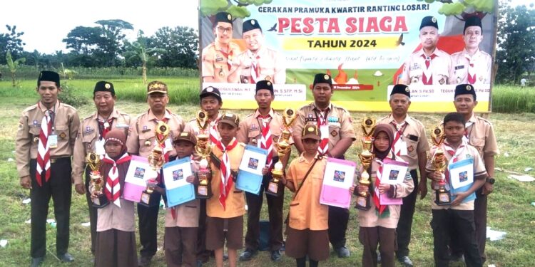 Kwarran Losari Siapkan Barung Tergiatnya Mengikuti Pesta Siaga Tingkat Kwarcab Brebes