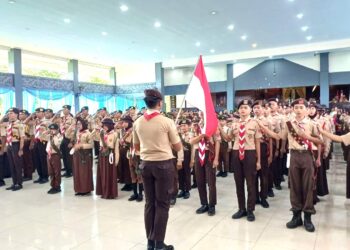 198 Pramuka Se-Kwarcab Sintang Capai Pramuka Garuda