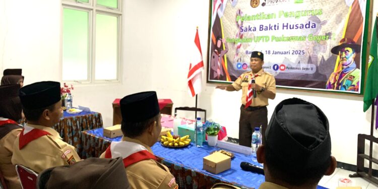 Pangkalan Saka Bakti Husada Geyer Dikukuhkan