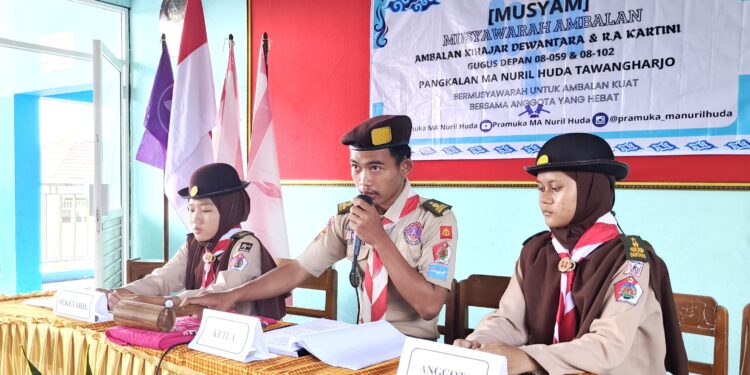 Kamabigus MA Nuril Huda Buka Musyawarah Ambalan