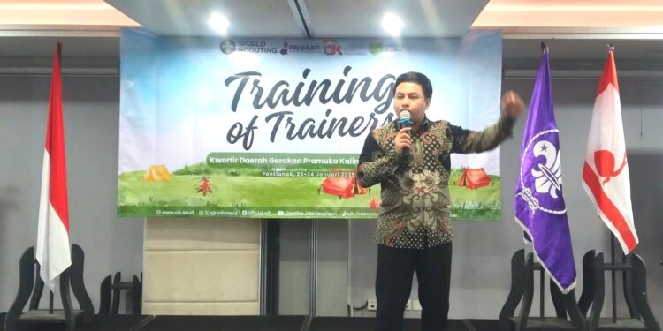 OJK Kalbar Berikan Literasi dan Inklusi Keuangan kepada Pembina Pramuka se-Kalbar