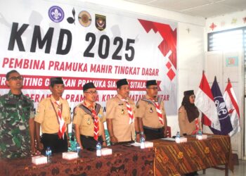 Kwartir Ranting Siantar Sitalasari Gelar Kursus Mahir Dasar (KMD)