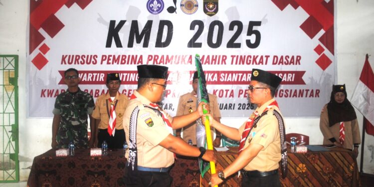 Kwartir Ranting Siantar Sitalasari Gelar Kursus Mahir Dasar (KMD)