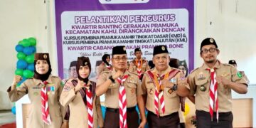 Mabiran, Andalan dan Saka Tarunabumi Kwarran Patimpeng, Hadiri Pembukaan KMD-KML Kwarran Kahu 2025