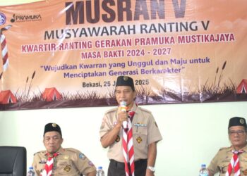 Sekretaris Kwarcab Kota Bekasi Buka Resmi Musran V Kwarran Mustikajaya