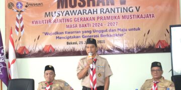 Sekretaris Kwarcab Kota Bekasi Buka Resmi Musran V Kwarran Mustikajaya