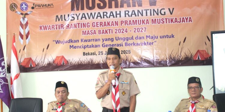 Sekretaris Kwarcab Kota Bekasi Buka Resmi Musran V Kwarran Mustikajaya