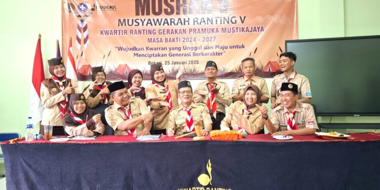 Kak Ade Sutarsan Pimpin Kembali Kwarran Mustikajaya 2024-2027