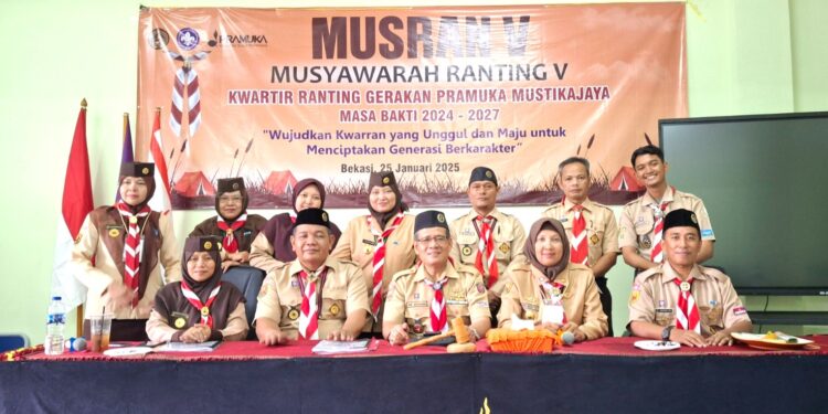 Kak Ade Sutarsan Pimpin Kembali Kwarran Mustikajaya 2024-2027