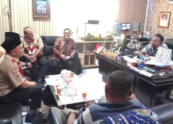 Ka. Kwarran Medan Deli Beserta Jajarannya Lakukan Audiensi ke Camat Medan Deli Selaku Ka. Mabiran