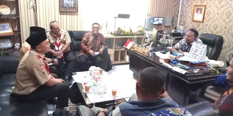 Ka. Kwarran Medan Deli Beserta Jajarannya Lakukan Audiensi ke Camat Medan Deli Selaku Ka. Mabiran