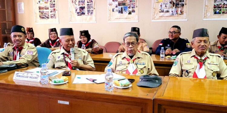 Pusdiklatcab Ngawi Lakukan Kunjungan Kerja ke Kwartir Nasional Pramuka