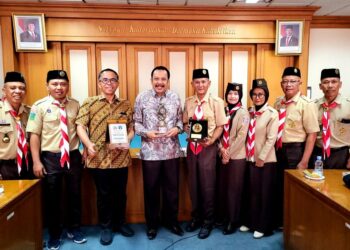 Pusdiklatcab Ngawi Lakukan Kunjungan Kerja ke Kwartir Nasional Pramuka