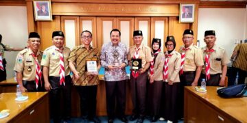 Pusdiklatcab Ngawi Lakukan Kunjungan Kerja ke Kwartir Nasional Pramuka