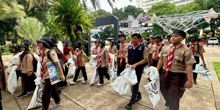 Pramuka Jakarta Luncurkan Gerakan Rabu Gemar Berbuat Kebaikan