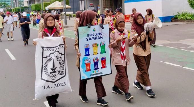Pramuka Jakarta Luncurkan Gerakan Rabu Gemar Berbuat Kebaikan