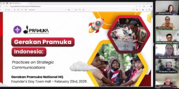 Gerakan Pramuka Paparkan Praktik Baik Kehumasan di Forum WOSM