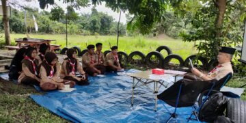 Kwarran Binawidya laksanakan Upgrading dan Gathering Pengurus DKR