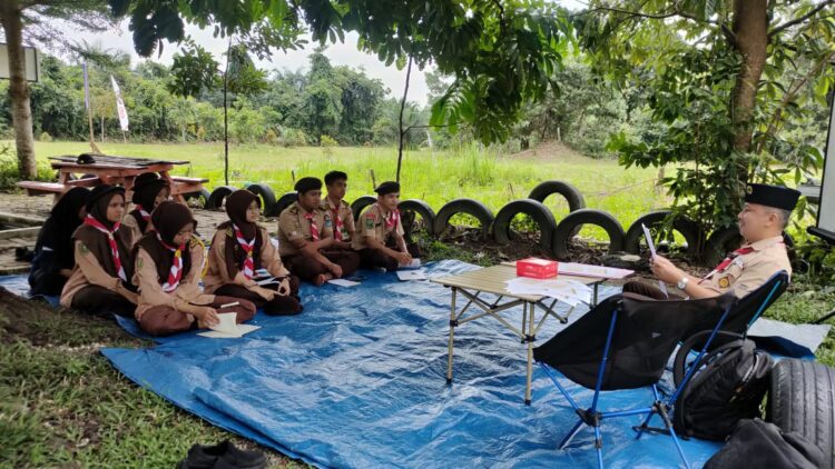 Kwarran Binawidya laksanakan Upgrading dan Gathering Pengurus DKR