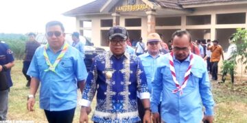 Kunjungi Buperda Kota Baru. Pj Gubernur Berikan Dukungan Kwarda Lampung Adakan Kegiatan Nasional