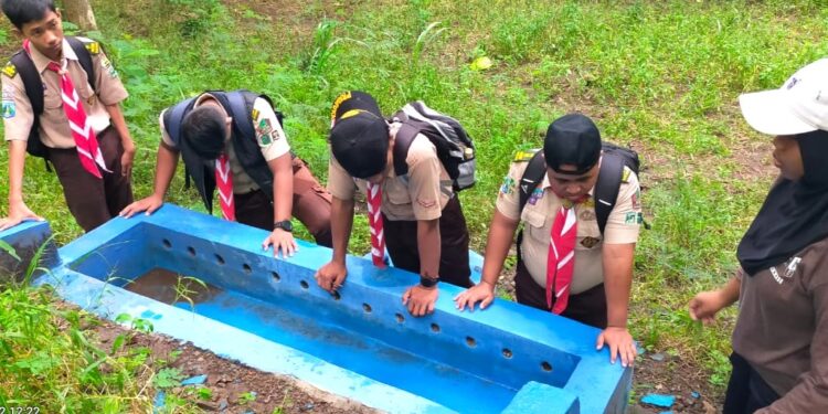 Saka Wanabakti Banyuwangi Latih Anggota Ukur Besaran Erosi