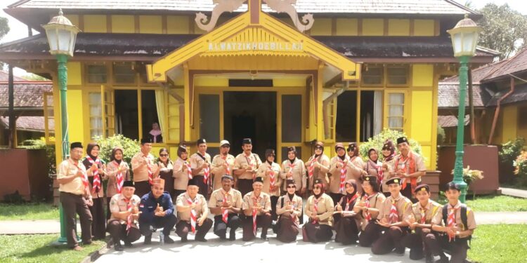 Kwartir Cabang Sambas Terima Muhibbah Balasan Kwarcab Lamandau