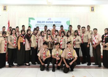 Kwartir Cabang Sambas Terima Muhibbah Balasan Kwarcab Lamandau