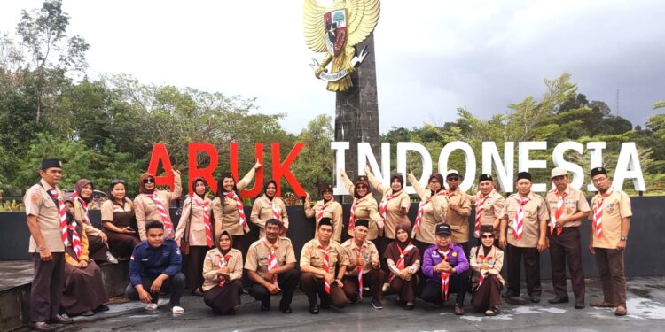 Kwartir Cabang Sambas Terima Muhibbah Balasan Kwarcab Lamandau