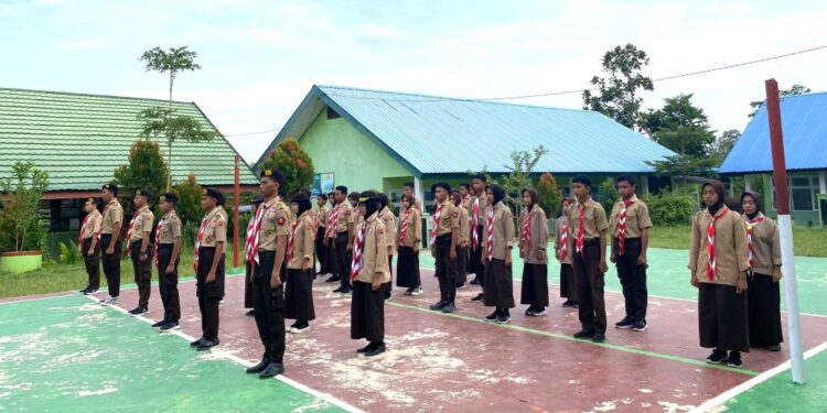 Pelantikan Dewan Ambalan Penegak Lamatti Bulo-Bulo Gugus Depan UPT SMAN 4 Sinjai