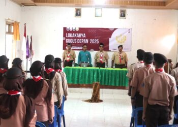 Kwartir Ranting Pare Selenggarakan Lokakarya Gugus Depan, Ciptakan Pramuka Produktif Masa Depan