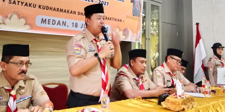Sekretaris Kwarcab Kota Medan: Siapkan Pembina Pramuka yang Handal untuk Dukung Program Pemerintah