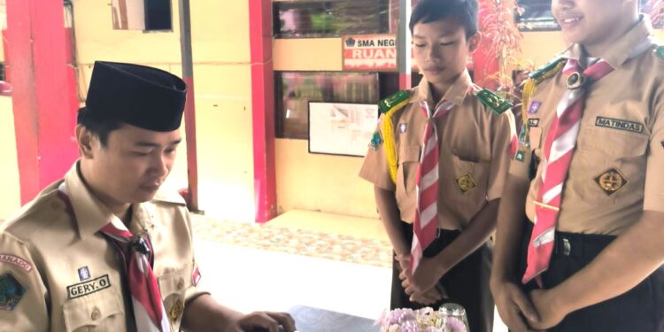 Pramuka SMA Negeri 4 Manado Gelar Lomba Memasak Dalam Rangka Hari Baden Powell ke-116