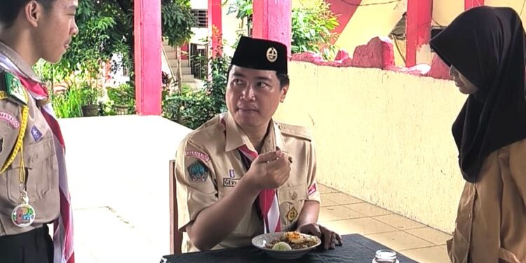 Pramuka SMA Negeri 4 Manado Gelar Lomba Memasak Dalam Rangka Hari Baden Powell ke-116