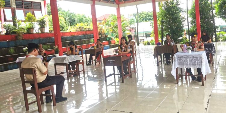 Pramuka SMA Negeri 4 Manado Gelar Lomba Memasak Dalam Rangka Hari Baden Powell ke-116