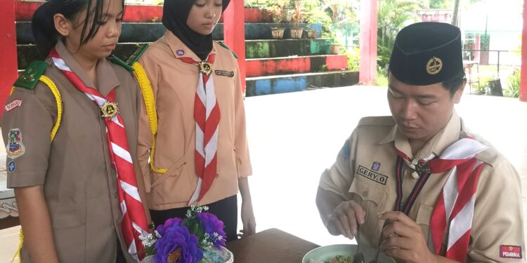 Pramuka SMA Negeri 4 Manado Gelar Lomba Memasak Dalam Rangka Hari Baden Powell ke-116