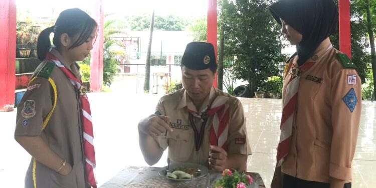 Pramuka SMA Negeri 4 Manado Gelar Lomba Memasak Dalam Rangka Hari Baden Powell ke-116