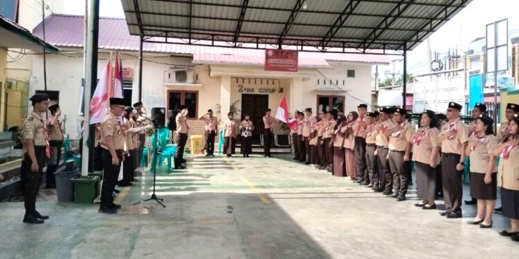 Delapan Pangkalan Pramuka Se-Medan Timur Dilantik
