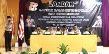 Lahirkan Pemimpin Tangguh dan Regu Unggul, SMKN 3 Bone gelar Latihan Dasar Kepemimpinan dan Kepramukaan (Landak)
