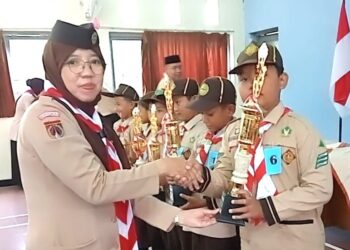 Kwarran Somagede Gelar Lomba Pramuka Garuda Berprestasi Tahun 2025