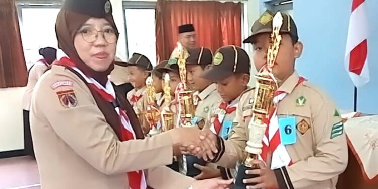 Kwarran Somagede Gelar Lomba Pramuka Garuda Berprestasi Tahun 2025