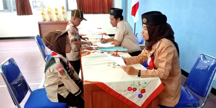 Kwarran Somagede Gelar Lomba Pramuka Garuda Berprestasi Tahun 2025