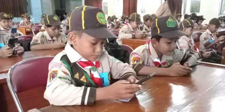 Kwarran Somagede Gelar Lomba Pramuka Garuda Berprestasi Tahun 2025