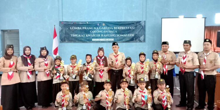 Kwarran Somagede Gelar Lomba Pramuka Garuda Berprestasi Tahun 2025