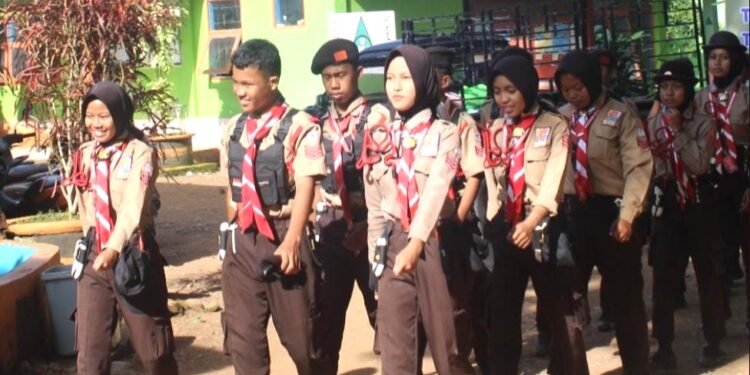 Bangun Karakter Kembangkan Kepemimpinan dan Prestasi, Pramuka SMPN 1 Patimpeng Sukses Ikuti LANDAK 2025