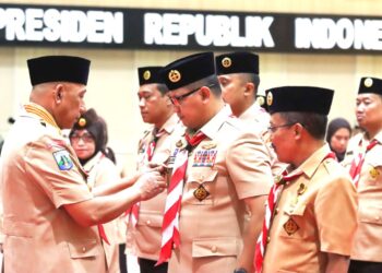 Ketua Kwarda Jatim Lantik Penjabat Wali Kota Batu Sebagai Ketua Mabicab Gerakan Pramuka