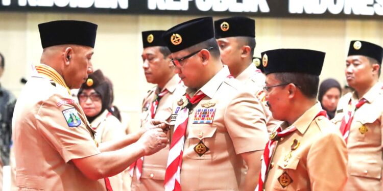 Ketua Kwarda Jatim Lantik Penjabat Wali Kota Batu Sebagai Ketua Mabicab Gerakan Pramuka