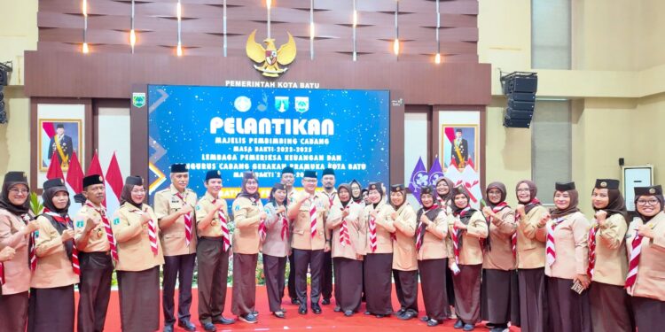 Ketua Kwarda Jatim Lantik Penjabat Wali Kota Batu Sebagai Ketua Mabicab Gerakan Pramuka