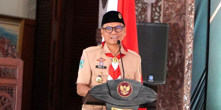 Ketua Kwarda Jatim Lantik Penjabat Bupati Tulungagung Sebagai Ketua Mabicab Gerakan Pramuka