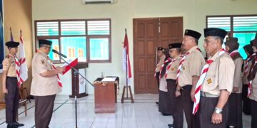 Ketua Kwarcab Banyumas Resmi Melantik Pengurus Kwarran Purwokerto Utara Masa Bakti 2025-2028